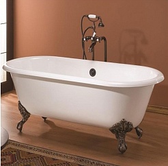 Magliezza Чугунная ванна Patricia 168x76.5 (ножки бронза) – фотография-1